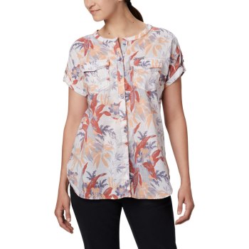 Columbia Camp Henry Relaxed, Camisa Multicolor Para Mujer | 802941-IBU